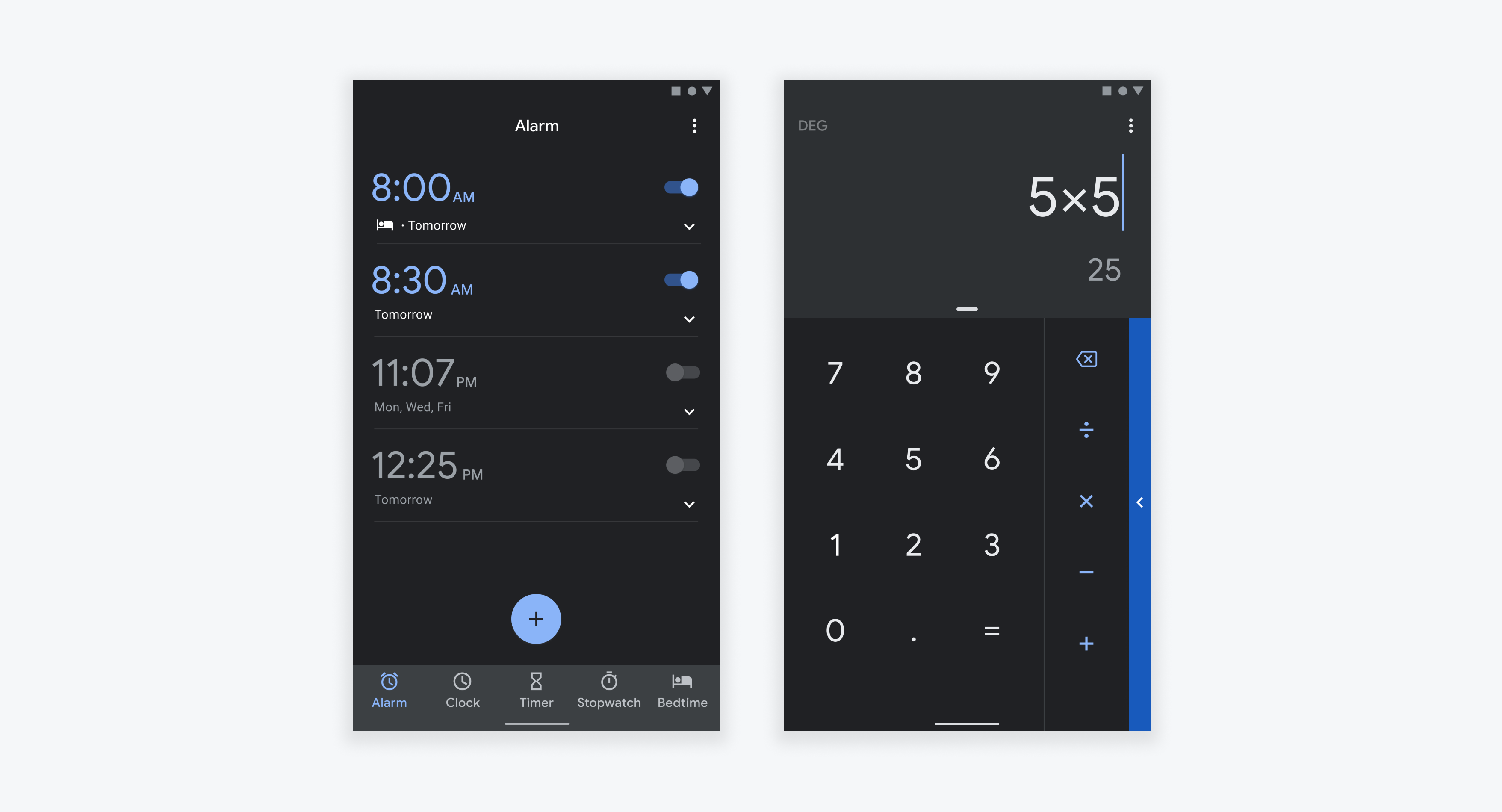 Clock & Calculator